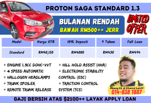 Harga Proton Saga Standard