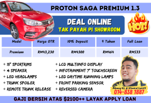 Harga Proton Saga Premium