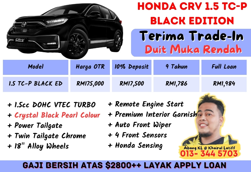 Harga Honda CRV Price Malaysia