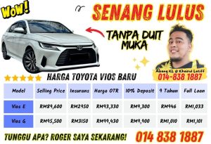 Price Harga Toyota Vios Bank