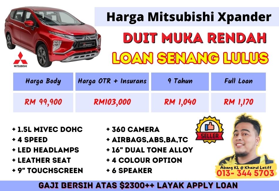 Harga Mitsubishi Xpander Malaysia 